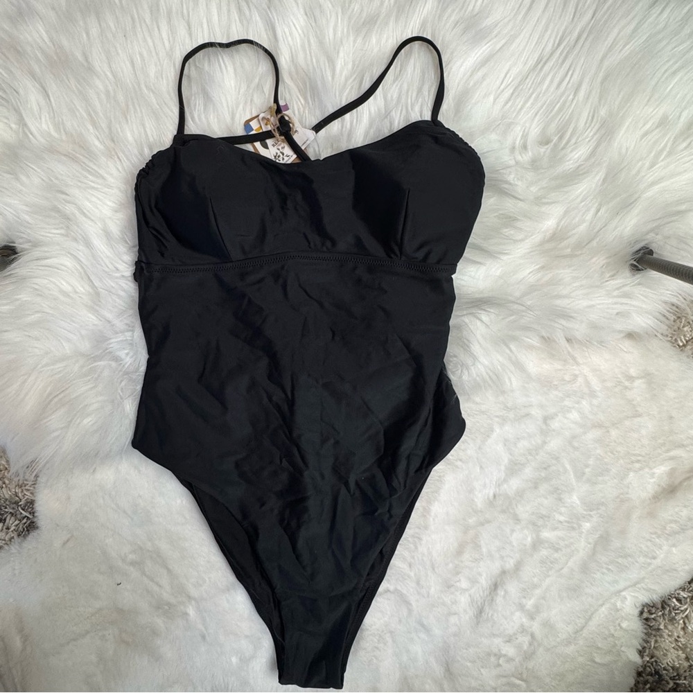 Berlook Chic Black One-Piece Swimsuit L 40